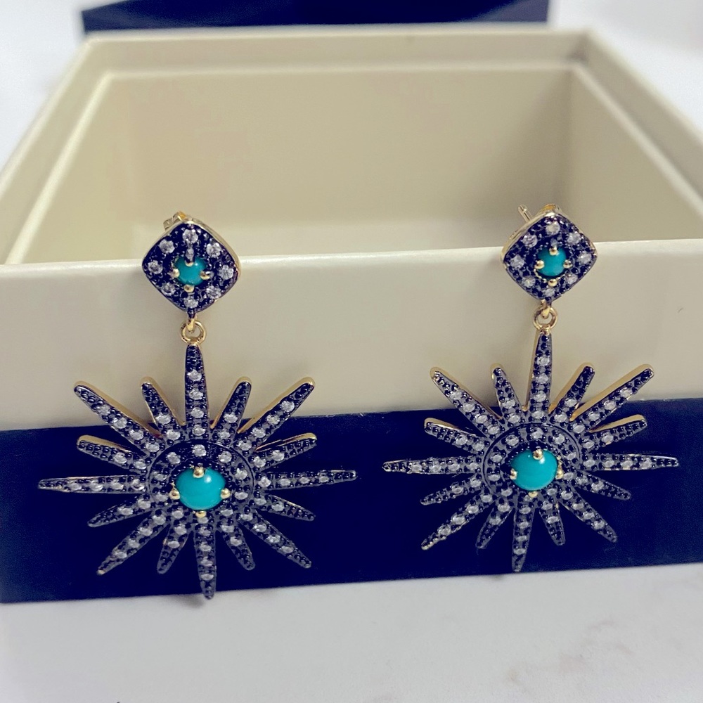 Missoma new in box statement dangle earrings